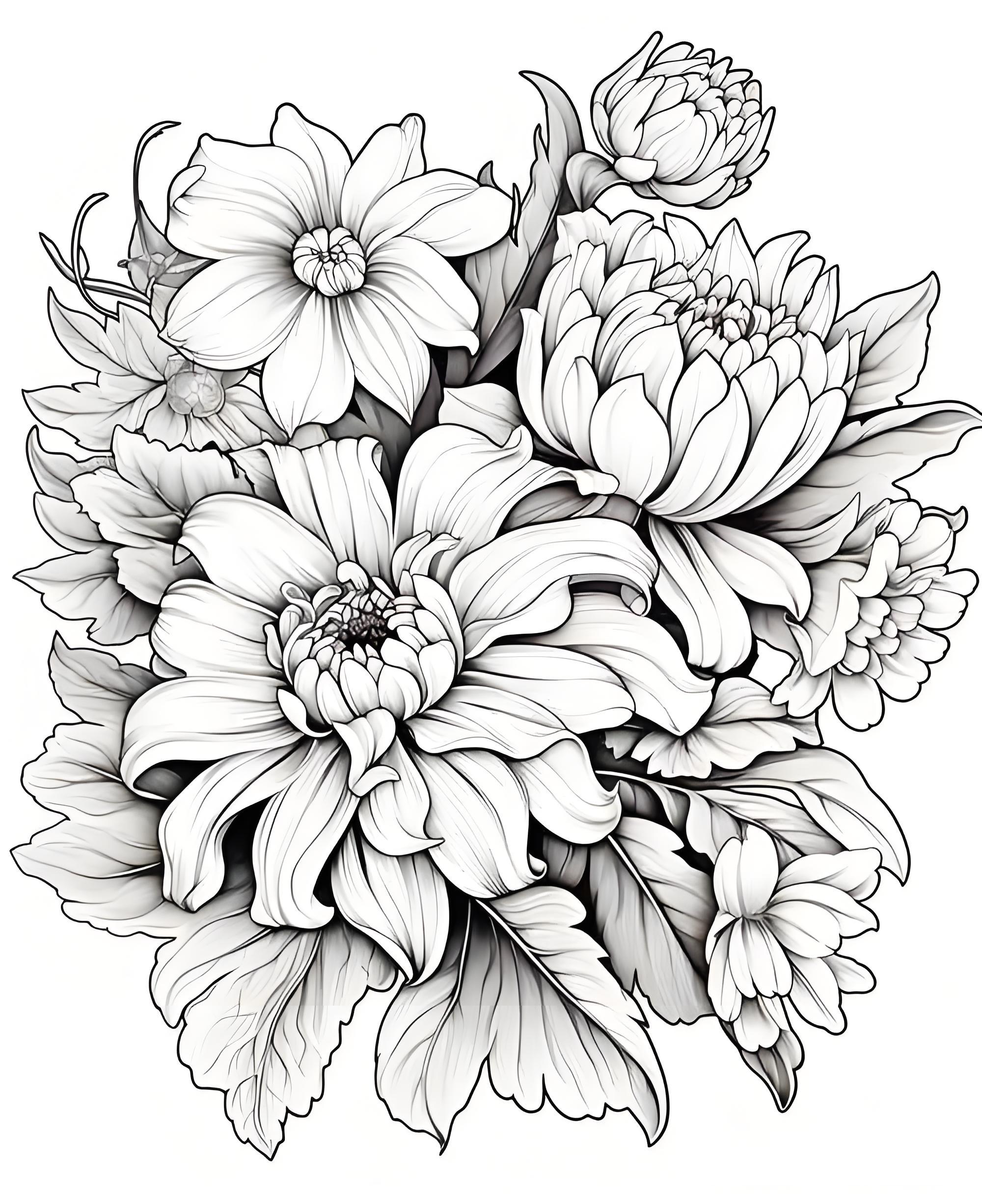 Flower Sketch Sketch Input